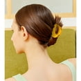 Medium Hair Claw Clips for Thin Hair, 2.6 Inch Strong Matte Flower Jaw