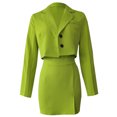 thumbnail image 7 of Umbreon Business Dresses for Women Long Sleeve A-line Skirt Dress Lightweight Solid Color Blazer Dress Suit Sets 2 Piece Work Office Fashion Outfits, 7 of 7