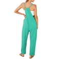 thumbnail image 5 of Fantaslook Jumpsuits for Women Casual Loose Rompers Sleeveless Spaghetti Strap Overalls Jumpers Harem Long Pants with Pockets, 5 of 9