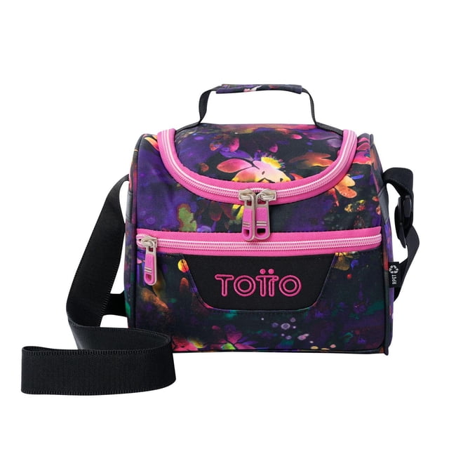 TOTTO Lonchera Niña | Térmica Repelente a Líquidos PIZARRA multicolor M