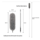 thumbnail image 5 of Plumero De Microfibra  Bloosom Retráctil Para Limpieza De Techo Gris, 5 of 5