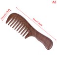 thumbnail image 1 of Peines de pelo hechos a mano 100% naturales de madera de sándalo - peine de madera anti-estático del olor natural de la madera de sándalo, 1 of 5