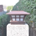 thumbnail image 4 of adviicd Solar Lamp Column Head Light Outdoor Waterproof Decorative Courtyard White 1LED, 4 of 5