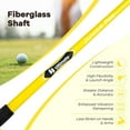 thumbnail image 5 of Barara King 34 Inch 165CC Junior Fairway Wood Golf Club for Kids Ages 8 10 Years, Fiberglass Shaft, Yellow, 5 of 8