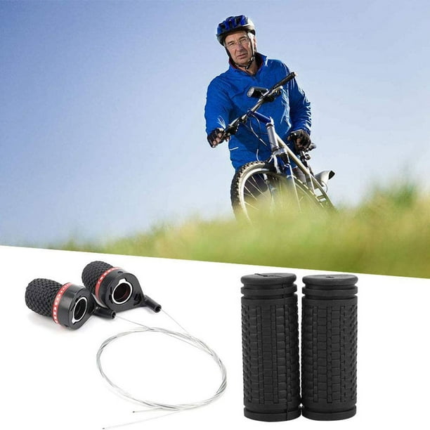 1 Pair Mountain Bike Handlebar Shifter Levers Bikes Twists Universal Rubber Grip Shifters Cycling Accessory Walmart