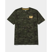 Caterpillar Men's Trademark T-Shirt (Regular and Big & Tall Sizes), Night camo, 4X Large