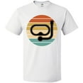 thumbnail image 3 of Inktastic Scuba Diver Retro Sunset Diving T-Shirt, 3 of 5