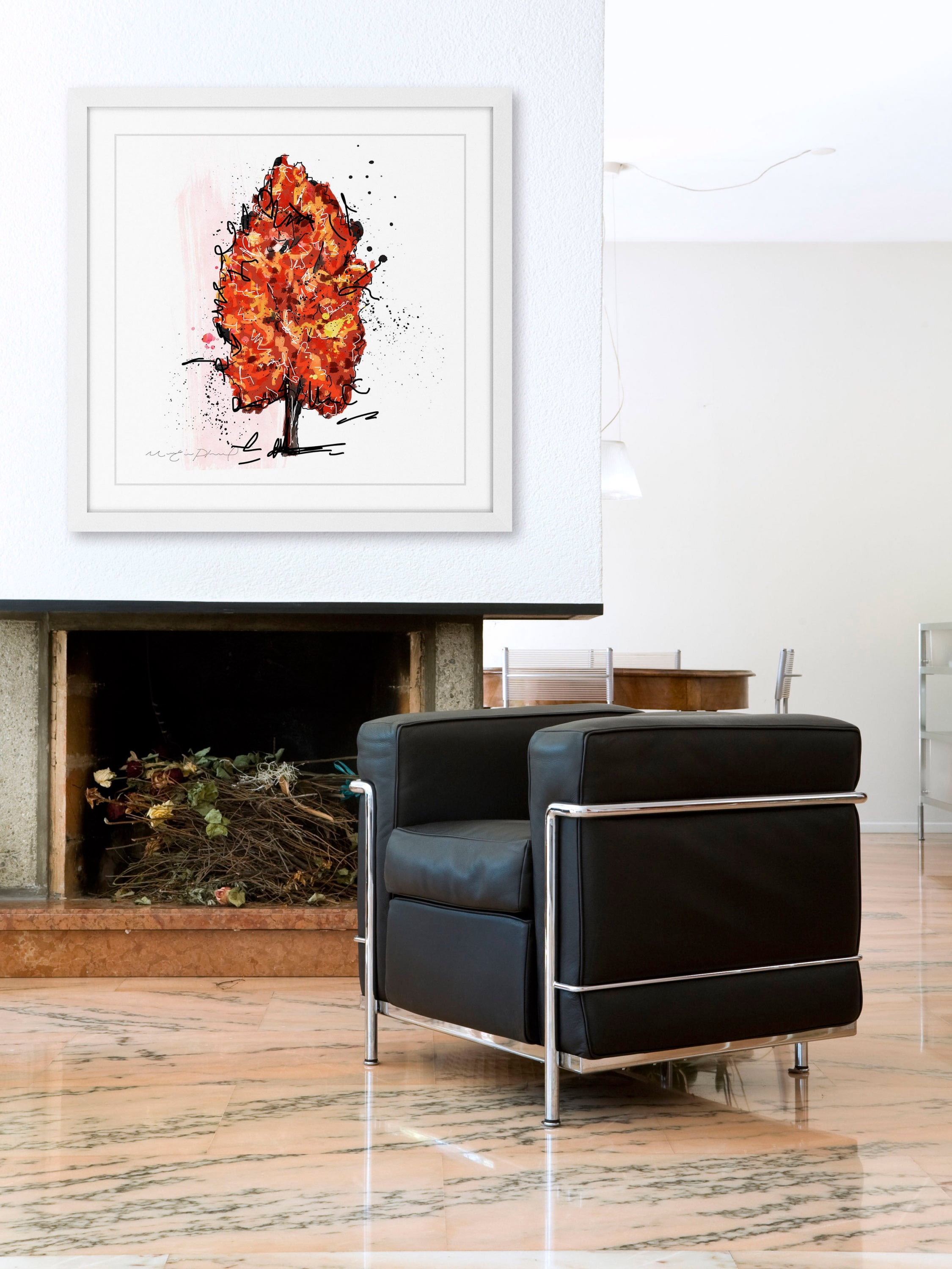 "Erable" Framed Painting Print