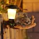 thumbnail image 5 of Estatua de jardín con luz solar, figura de exterior montada en el árbol para patio y porche. koalas, 5 of 9