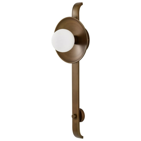 60/7742 Nuvo Lighting Colby - 1 Light Wall Sconce-24 Inches Tall and 8.13 Inches Wide-Natural Brass Finish