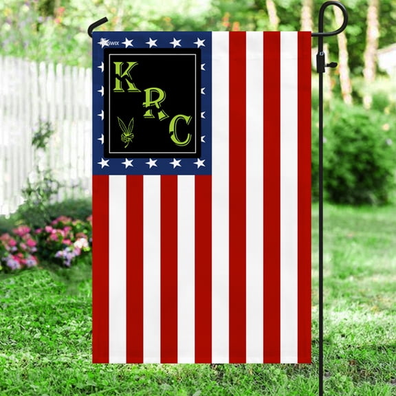 FLAGWIX American Flag - KRC American Flag TRN1724F - Garden Flag (11.5" x 17.5")