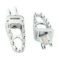 thumbnail image 2 of 2x Peinas de pie de motocicleta Firates de aleación de aluminio Pedales de pie de pie para pies de pie para R6 /S FAZER XJR1200 Trasero plateado, 2 of 8