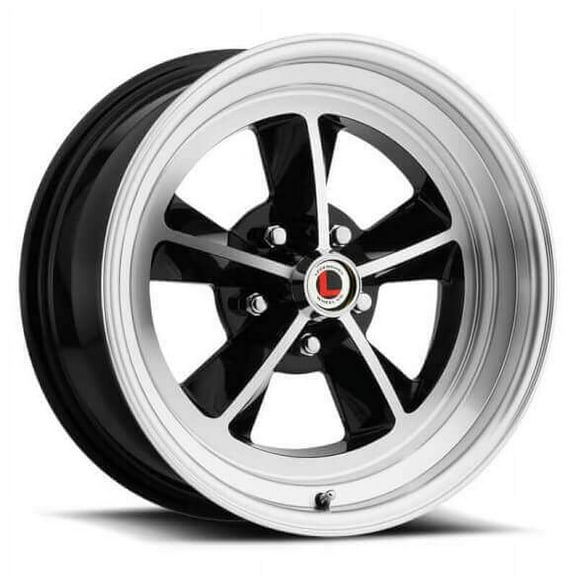 Legendary Wheels GT9 - 17 x 7 in. - 5 x 4.5 - 4.25 bs - Gloss Black/Machined