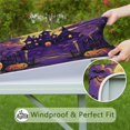 thumbnail image 6 of Halloween Themed Elastic Edge Tablecloth 34x34 Inch Square - Features Festive Ghosts and Pumpkins Pattern for Party Decor, 6 of 6