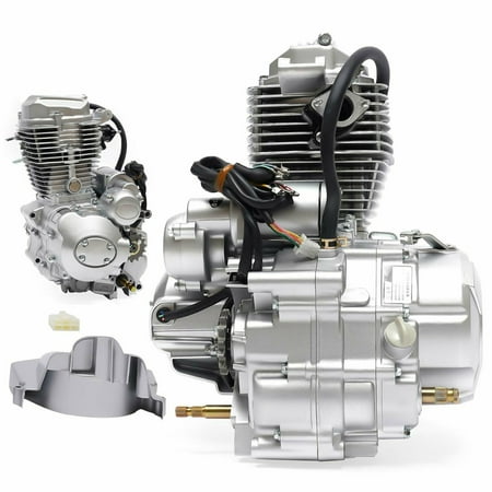 YIYIBYUS 200cc 250cc ATV Engine CG250 4 stroke Dirt Bike Motor Single Cylinder with Manual 5-speed Transmission Vertical CDI