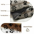 thumbnail image 6 of Farmhouse Dog 4x6 Area Rugs for Living Room, Paw Vintage Brown Wooden Board Non Slip Floor Mat Washable Low-Profile Indoor Carpet for Bedroom, Dining Room, Bathroom, 6 of 9