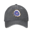 thumbnail image 1 of ZICANCN Purple Flower Coloring Casquette de Baseball Réglable Femmes, Chapeaux pour Hommes Adulte Lavé Coton Denim Baseball Caps Mode Heather Profonde, 1 of 6