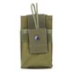 thumbnail image 1 of Bolsa portátil de nailon para Walkie Talkie, funda con soporte para Radio para deportes al aire libre, verde militar, 1 of 13