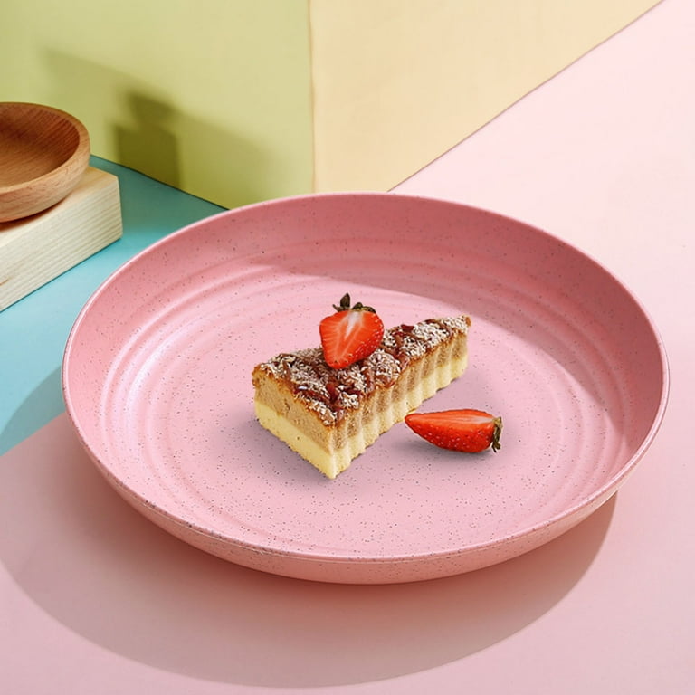 Dongrere Shatterproof Plastic Plates Reusable Camping Plates