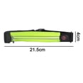 thumbnail image 2 of LED Reflective Running bag with USB Rechargeable Light, Reflective Running Gear for Men, Women - Fluorescent green, 2 of 5
