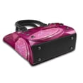 thumbnail image 3 of Lsque Sparkling Pink Toilet Pattern Leather Rivet Shoulder Bag – Elegant Genuine Leather & Microfiber PU Crossbody with Detachable Adjustable Strap, 3 of 5