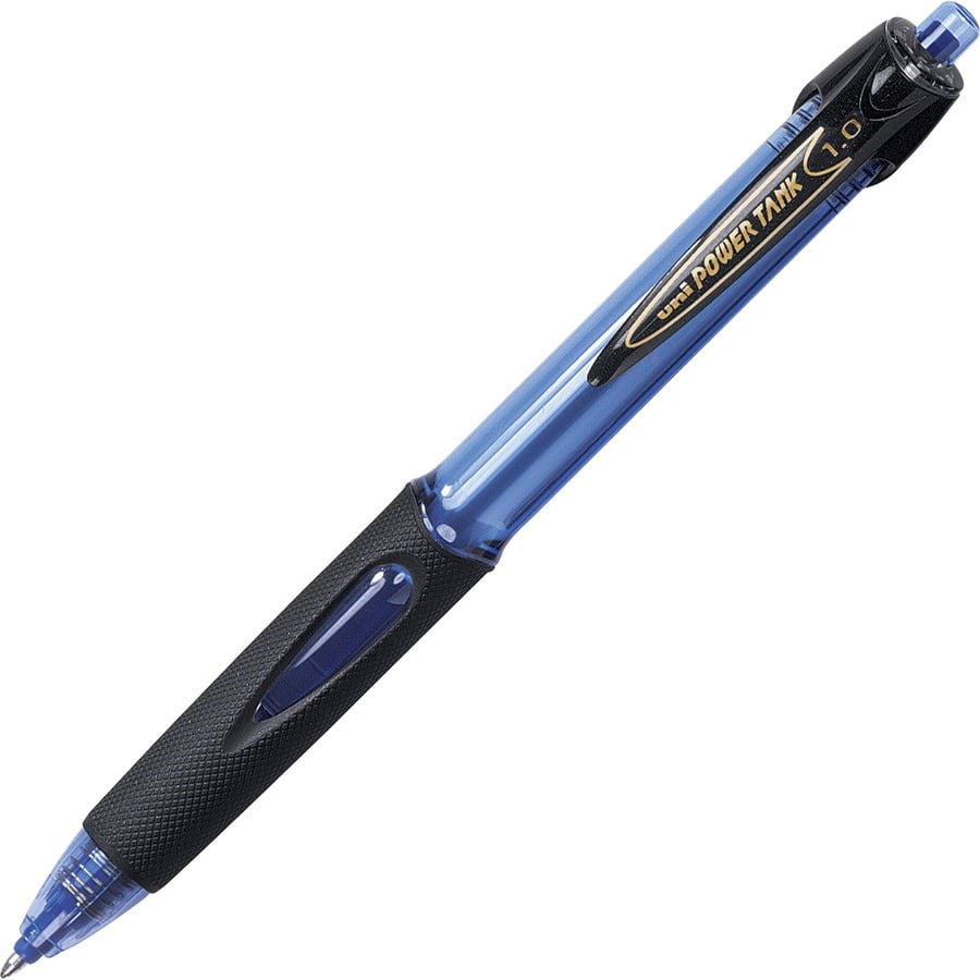 uni-ball Power Tank RT Ballpoint Retractable Pen Blue Ink Bold Dozen 42071