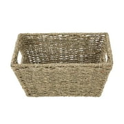 Mainstays Natural Handwoven Seagrass Basket, Rectangle