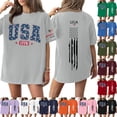 thumbnail image 5 of Women's 250th Anniversary USA Shirt Patriotic American Flag Graphic Tee 4th of July Independence Day Top, 5 of 5