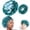 K, variant on Elegant Parent Child Satin Lace Nightcap Imitation Silk Hair Sleeping Cap for Women and Girls