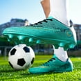 thumbnail image 5 of VividVelocity Boys Girls Soccer Cleats for Kids Football Shoes High Top Training Youth Football Cleats Outdoor/Indoor Athletic Turf Shoes, 5 of 6