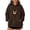/c20Coffee112, variant on CUZIBR Pet Hoodie Carrier For Cat Women Oversized Hoodies Hooded Long Sleeve Soft Fall Winter Pullover,Mint Green,L