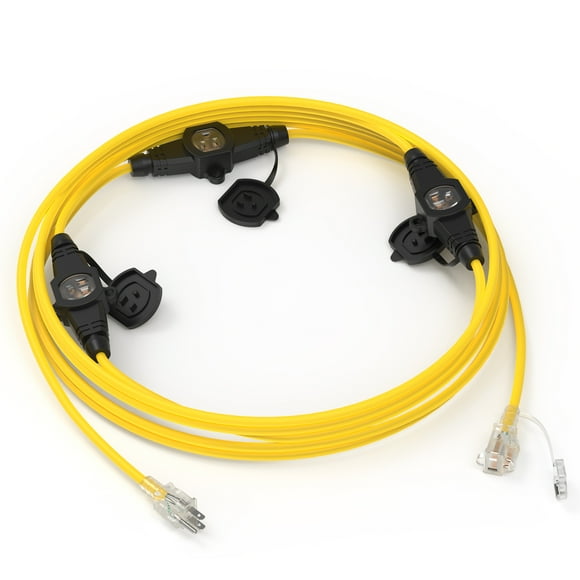Outdoor Splitter Extension Cords
