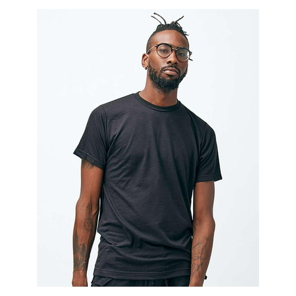 Tultex - Unisex Tri-Blend T-Shirt - 254 - Solid Black Tri Blend - Size: XS