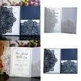 thumbnail image 3 of KEINXS 10 Pcs Dentelle Creuse Florale Découpée au Laser pour Invitation de Mariage, 3 of 10