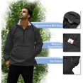 thumbnail image 2 of Men's Pullover Rain Jacket Waterproof Raincoat with Pocket, 2 of 6