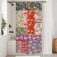 thumbnail image 2 of XSINUFN Boho Floral Polyester Shower Curtain, 36" x 72" Waterproof, 2 of 5