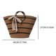 thumbnail image 2 of Bolso de mano tejido de paja para mujer bolso trenzado de paja bolsos de mano para fiesta y vacaciones, 2 of 7