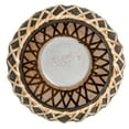 thumbnail image 4 of Creative Co-Op Glass Votive Holder with Woven Rattan Sleeve, Brown and Natural, 4 of 5