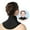 Black, variant on DERCLIVE Neck Ice Pack Wrap, Soft Gel Ice Packs for Injuries Reusable, Cold Compress for Cervical Pain Relief, Sports Injuries, Swelling, Office Pressure, Black