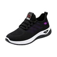 thumbnail image 2 of Women's Arch-support Walking Shoes, Lightweight Non Slip Mesh Athletic Slip on Sneakers with Cushioning, Breathable Comfortable Walking Shoes for Gym Daily Wear, 2 of 5