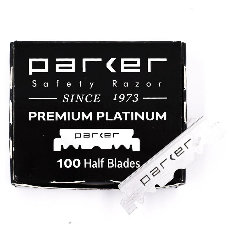 Parker - Professional Barber Razor Shavette SRB, Black Resin