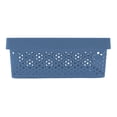 thumbnail image 2 of Caja con Tapa 11 Litros Plastic Trends Modelo Paris Color Azul Plumbago, 2 of 4