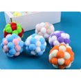 thumbnail image 4 of 3 Pcs Multiple Colorful Plush Ball Cat Toys Funny Bell Sounding Beautiful Spherical Shape Bite-resistant Interactive Pets Supplies, 4 of 7