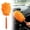 Orange, variant on VKQNRGS 1Pc Extendable Duster,Microfiber Telescoping Dust-Grabbing Cleaning Brush ,Static Cling Duster for Home Ceiling Fan Furniture Blind Gap,10 x 2.36 x 1.18 Inches