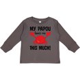 thumbnail image 3 of Inktastic My Papou Loves Me Boys or Girls Long Sleeve Toddler T-Shirt, 3 of 5