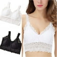 thumbnail image 5 of Women Underwear Sexy Lace Tube Tops Sexy Full Lace Bra Straps Backing V Neck Half Wrapped Chest, 5 of 13