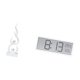 thumbnail image 5 of Escultura De Llama De Resina Moderna, Reloj Decorativo Para Oficina, Patio, Estantería Con Indicador De Temperatura Y Humedad, Figura Grande De Regalo, 5 of 8