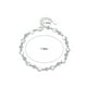 thumbnail image 5 of Pulsera Con Dije De Corazón De Cristal Pulsera De Eslabones De Corazón De Moda De Plata De Ley 925 Para Mujeres Y Niñas - Plata Muyoka Hogar, 5 of 7
