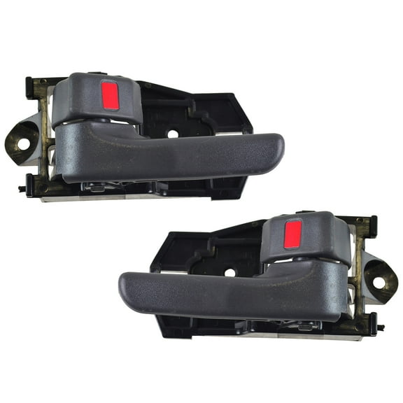 TRQ Door Handles Inside Interior Gray LH & RH Set for Camry Sienna ES300 DHA37437