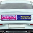 thumbnail image 6 of New Driver Magnet for Car - Animal New Driver Sticker Magnetic Reflective Magnetic Bumper Stickers Decal Sign Please Be Patient Safety Signs for Student Driving Learner Car Accessories, 6 of 8